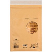 100 MAILmedia Polstertaschen SUMO® 1514 braun für DIN B5 von MAILmedia