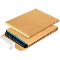 MAILmedia Faltentaschen DIN E4 ohne Fenster braun mit 4,0 cm Falte, 100 St. MAILmedia Faltentaschen DIN E4 ohne Fenster braun mit 4,0 cm Falte, 100 St. von MAILmedia