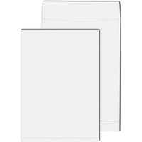 MAILmedia Faltentaschen DIN E4 ohne Fenster weiß mit 4,0 cm Falte, 100 St. von MAILmedia