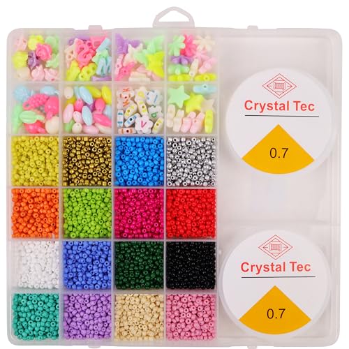 MAIN D'ARTISTE - Set mit 4400 Perlen – Kreativset – 105712 – Kunststoff – Bastelarbeiten – Set – Erwachsene – Kinder – Fantasie – Geschenke – Geburtstag – ab 6 Jahren von MAIN D'ARTISTE