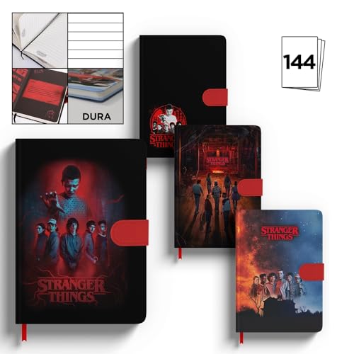 MAIN PAPER Stranger Things A5 X 4-Notizbuch-Sortiment MAIN PAPER Stranger Things A5 X 4-Notizbuch-Sortiment von MAIN PAPER