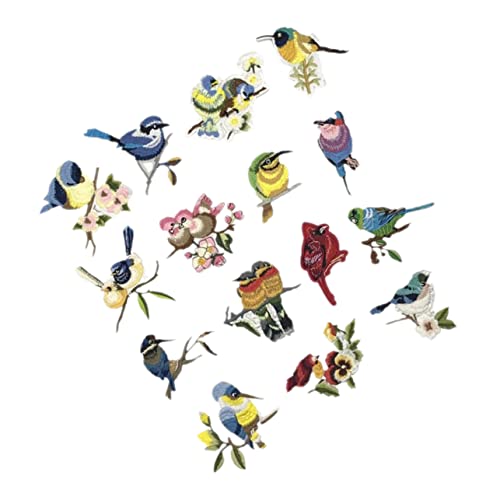 MAJORMENCH 15 Stück Teiliges Vogel Stickerei Aufnäher Dekorative Applikationen für Kleidung Langlebige Stoffflicken zum Nähen für Jacken Mäntel und DIY Bekleidung Zubehör MAJORMENCH 15 Stück Teiliges Vogel Stickerei Aufnäher Dekorative Applikationen für Kleidung Langlebige Stoffflicken zum Nähen für Jacken Mäntel und DIY Bekleidung Zubehör von MAJORMENCH