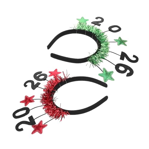 MAJORMENCH 2 Stück Teiliges Year Star Headband Festliche Glitzer Haarreifen für Frauen und Symbolisches Party Accessoire für Neujahrsfeiern und Silvesterveranstaltungen MAJORMENCH 2 Stück Teiliges Year Star Headband Festliche Glitzer Haarreifen für Frauen und Symbolisches Party Accessoire für Neujahrsfeiern und Silvesterveranstaltungen von MAJORMENCH