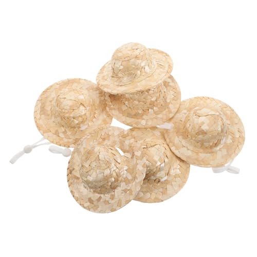 MAJORMENCH 6 Stück Mini-puppenhüte: Miniatur-gewebehüte, Simulierter Hut, Kleine Handgefertigte Oberkappe, Foto-Requisiten Für DIY-bastelarbeiten, Puppenhaus, Puppenkostüm-zubehör MAJORMENCH 6 Stück Mini-puppenhüte: Miniatur-gewebehüte, Simulierter Hut, Kleine Handgefertigte Oberkappe, Foto-Requisiten Für DIY-bastelarbeiten, Puppenhaus, Puppenkostüm-zubehör von MAJORMENCH
