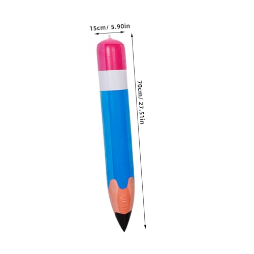 MAJORMENCH 6 Stück Teiliges Aufblasbare Jumbo Bleistift Deko aus PVC in Gelb Blau Grün Rot Lebendige Schulanfangs Dekoration für Klassenraum Fotorequisite und für Schüler MAJORMENCH 6 Stück Teiliges Aufblasbare Jumbo Bleistift Deko aus PVC in Gelb Blau Grün Rot Lebendige Schulanfangs Dekoration für Klassenraum Fotorequisite und für Schüler von MAJORMENCH