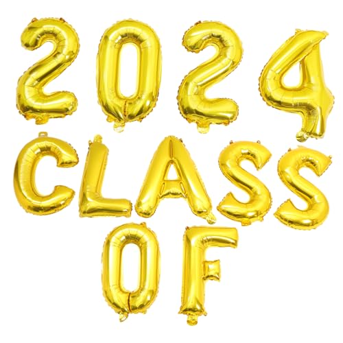 MAJORMENCH Party Ballons Graduation Deko Aluminium Folie Ballons Banner Abschlussfeier Partydekoration Class Of für Familie Bar Restaurant MAJORMENCH Party Ballons Graduation Deko Aluminium Folie Ballons Banner Abschlussfeier Partydekoration Class Of für Familie Bar Restaurant von MAJORMENCH