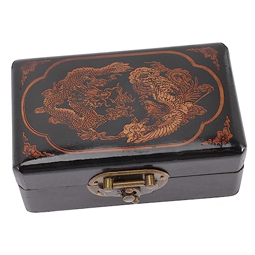 MAJORMENCH Vintage Holzschmuck Organizer Box Aufbewahrung für Halsketten Ohrringe Anhänger Kompakt für Frauen für Schmuckgeschäfte MAJORMENCH Vintage Holzschmuck Organizer Box Aufbewahrung für Halsketten Ohrringe Anhänger Kompakt für Frauen für Schmuckgeschäfte von MAJORMENCH