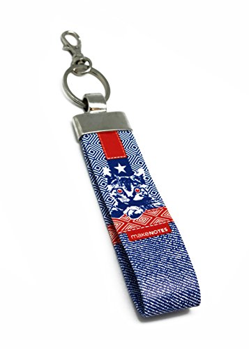 MAKENOTES MN-KR27 Key Ring - New Red New Blue - Collection von MAKENOTES
