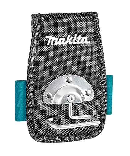 Makita E-15300 Hammer- und Axthalter, für die Befestigung am Gürtel, mit schwenkbarem Edelstahlbügel, Polyester, 110 x 65 x 165 mm (LxBxH) von MAKITA