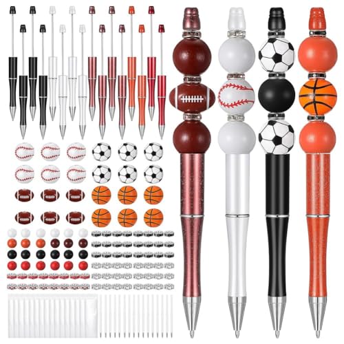 MAKIVI 16er-Set Kugelschreiber, DIY-Perlenstift-Herstellungsset, für Kinder, Studenten, Schule, Büro, Geschenke von MAKIVI