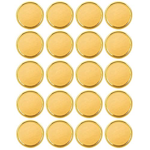 MAKIVI 20 Stück goldene Buchbinderinge aus Metall für Notizbuch und Tagebuch Scrapbooking (Gold) von MAKIVI