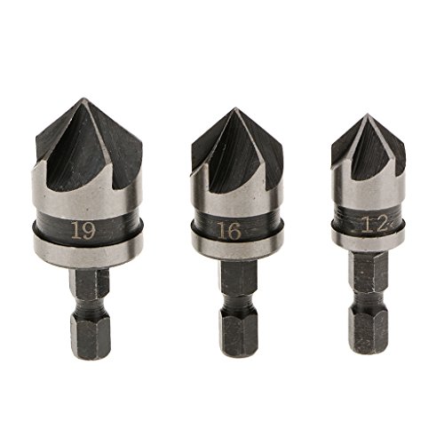 Malayas 3pc 1/4 Hex 2, 16,19mm Countersink Macht Bohrmeißel Bohrung Für Holz Metall Set Malayas 3pc 1/4 Hex 2, 16,19mm Countersink Macht Bohrmeißel Bohrung Für Holz Metall Set von MALAYAS