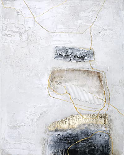 Premium Wandkunst | Titel: "Blue Cloud 2" 100% handgefertigt mit schwerer Textur und Goldfolie | Größe 90 x 120 cm | schöne Heimdekoration | einzigartige Kunstwerke Premium Wandkunst | Titel: "Blue Cloud 2" 100% handgefertigt mit schwerer Textur und Goldfolie | Größe 90 x 120 cm | schöne Heimdekoration | einzigartige Kunstwerke von MALERIFABRIKKEN