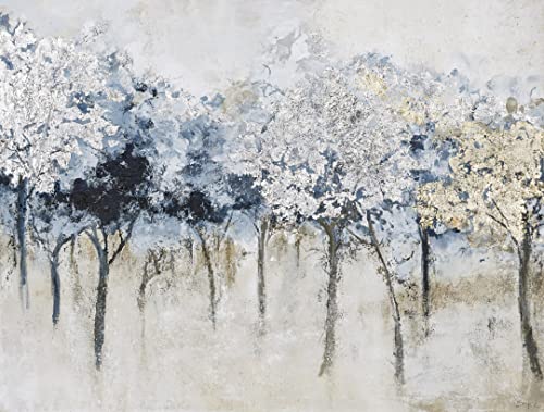 MALERIFABRIKKEN Premium Wandkunst | Titel: Glorious Saison 100% handgefertigt in schönen Farben Blau und Gold Blattgold | 120 x 90 cm | schöne Heimdekoration | einzigartige Kunstwerke MALERIFABRIKKEN Premium Wandkunst | Titel: Glorious Saison 100% handgefertigt in schönen Farben Blau und Gold Blattgold | 120 x 90 cm | schöne Heimdekoration | einzigartige Kunstwerke von MALERIFABRIKKEN