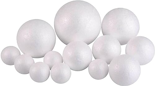 Malinos 301030 Bastel Styroporkugel 7cm 36 Kugel im Karton, Weiß von MALINOS