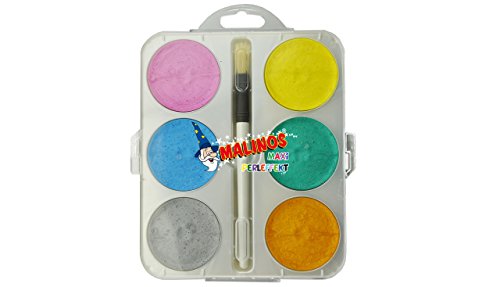 Malinos 300014 - Maxi Malkasten - Aquarellfarben mit Perleffekt Malinos 300014 - Maxi Malkasten - Aquarellfarben mit Perleffekt von MALINOS