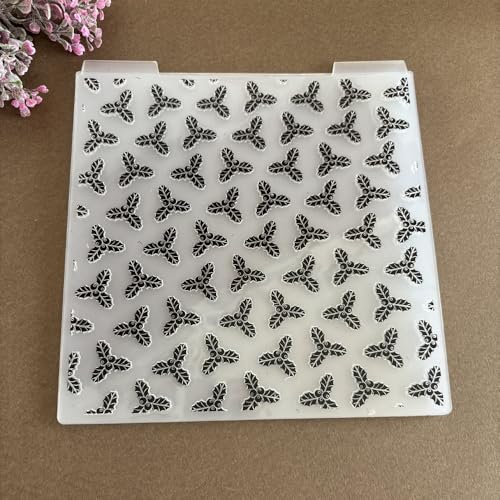 Prägeschablonen mit weihnachtlichen Stechpalmenblättern, für Bastelarbeiten, Scrapbooking, Fotoalbum, Urlaubskarten, dekorativ Prägeschablonen mit weihnachtlichen Stechpalmenblättern, für Bastelarbeiten, Scrapbooking, Fotoalbum, Urlaubskarten, dekorativ von MALISTLN