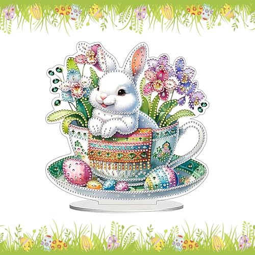 MALNDTK Diamond Painting Ostern Hase, 5D Doppelseitig Diamant Painting Ostern Ornamente, DIY Diamond Painting Frühling Deko, Ostern Hase Ostereier Tischdeko, Oster Geschenk für Kinder & Erwachsene MALNDTK Diamond Painting Ostern Hase, 5D Doppelseitig Diamant Painting Ostern Ornamente, DIY Diamond Painting Frühling Deko, Ostern Hase Ostereier Tischdeko, Oster Geschenk für Kinder & Erwachsene von MALNDTK