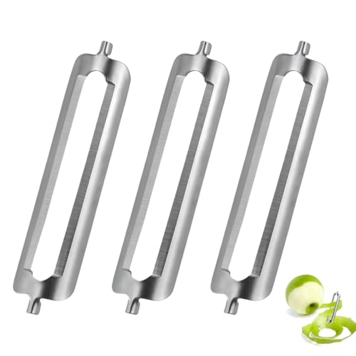 3 Stück Sparschäler Tupper,Schäler für Tupperware Ersatzteile,Edelstahl Sparschäler Ersatzklingen,Ersatzklinge für Kartoffelschäler,Gemüseschäler,Turbo Schälmesser,Orangenschäler,Vegetable Peeler 3 Stück Sparschäler Tupper,Schäler für Tupperware Ersatzteile,Edelstahl Sparschäler Ersatzklingen,Ersatzklinge für Kartoffelschäler,Gemüseschäler,Turbo Schälmesser,Orangenschäler,Vegetable Peeler von MALOUSUN