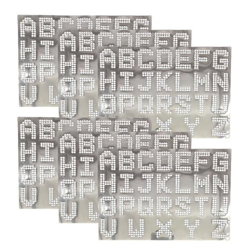 6 Stück 26 Buchstaben Selbstklebende Aufkleber,Acrylmaterial Sticker Buchstaben,Flash Strass Buchstabenaufkleber Silber,Buchstaben zum Aufbügeln für DIY Kunst Handwerk,Hüte,Hemden,Taschen,Dekoration 6 Stück 26 Buchstaben Selbstklebende Aufkleber,Acrylmaterial Sticker Buchstaben,Flash Strass Buchstabenaufkleber Silber,Buchstaben zum Aufbügeln für DIY Kunst Handwerk,Hüte,Hemden,Taschen,Dekoration von MALOUSUN