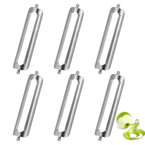 6 Stück Sparschäler Tupper,Schäler für Tupperware Ersatzteile,Edelstahl Sparschäler Ersatzklingen,Ersatzklinge für Kartoffelschäler,Gemüseschäler,Turbo Schälmesser,Orangenschäler,Vegetable Peeler 6 Stück Sparschäler Tupper,Schäler für Tupperware Ersatzteile,Edelstahl Sparschäler Ersatzklingen,Ersatzklinge für Kartoffelschäler,Gemüseschäler,Turbo Schälmesser,Orangenschäler,Vegetable Peeler von MALOUSUN