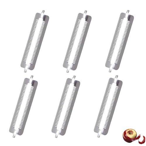 6 Stück Sparschäler Tupper,Schäler für Tupperware Ersatzteile,Edelstahl Sparschäler Ersatzklingen,Ersatzklinge für Kartoffelschäler,Gemüseschäler,Turbo Schälmesser,Orangenschäler,Vegetable Peeler 6 Stück Sparschäler Tupper,Schäler für Tupperware Ersatzteile,Edelstahl Sparschäler Ersatzklingen,Ersatzklinge für Kartoffelschäler,Gemüseschäler,Turbo Schälmesser,Orangenschäler,Vegetable Peeler von MALOUSUN