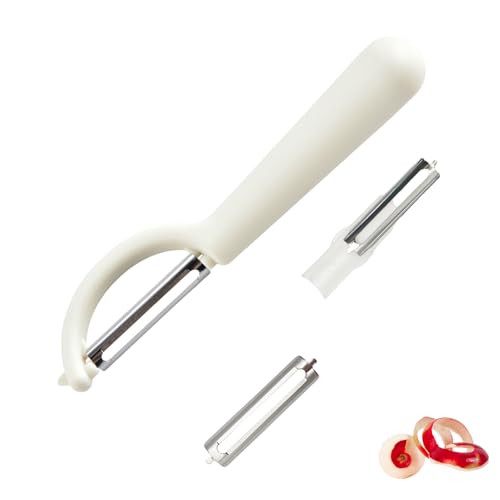 P-Sparschäler für Tupper mit 2 Ersatzklingen,Schäler für Tupperware Ersatzteile,Kartoffelschäler für Spargelschäler,Edelstahl Ersatzklinge für Gemüseschäler,Schälmesser,Orangenschäler,Vegetable Peeler P-Sparschäler für Tupper mit 2 Ersatzklingen,Schäler für Tupperware Ersatzteile,Kartoffelschäler für Spargelschäler,Edelstahl Ersatzklinge für Gemüseschäler,Schälmesser,Orangenschäler,Vegetable Peeler von MALOUSUN