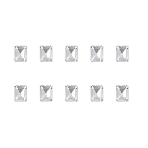 10 x Charms, unregelmäßige Nägel, Kunst-Charms, spitzer Boden, Strasssteine, Herzanhänger, Kristalle, Charms 10 x Charms, unregelmäßige Nägel, Kunst-Charms, spitzer Boden, Strasssteine, Herzanhänger, Kristalle, Charms von MALSSE