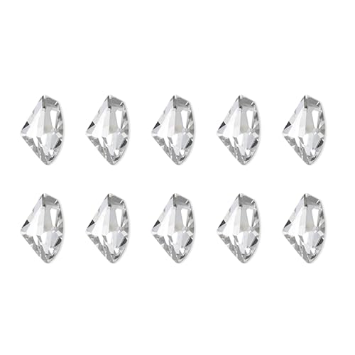 10 x Charms, unregelmäßige Nägel, Kunst-Charms, spitzer Boden, Strasssteine, Herzanhänger, Kristalle, Charms 10 x Charms, unregelmäßige Nägel, Kunst-Charms, spitzer Boden, Strasssteine, Herzanhänger, Kristalle, Charms von MALSSE