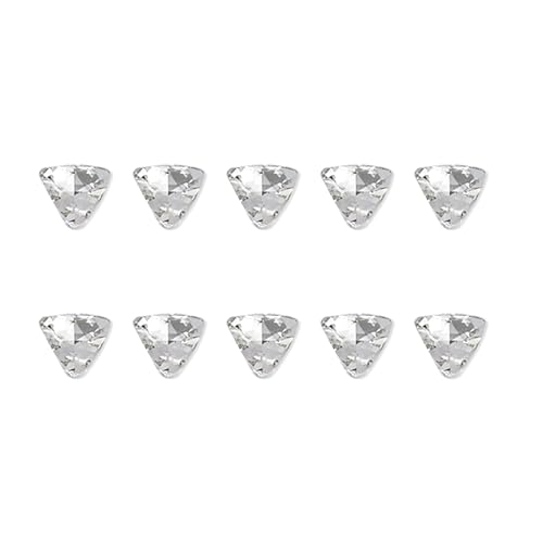 10 x Charms, unregelmäßige Nägel, Kunst-Charms, spitzer Boden, Strasssteine, Herzanhänger, Kristalle, Charms 10 x Charms, unregelmäßige Nägel, Kunst-Charms, spitzer Boden, Strasssteine, Herzanhänger, Kristalle, Charms von MALSSE
