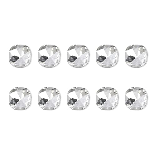 10 x Charms, unregelmäßige Nägel, Kunst-Charms, spitzer Boden, Strasssteine, Herzanhänger, Kristalle, Charms 10 x Charms, unregelmäßige Nägel, Kunst-Charms, spitzer Boden, Strasssteine, Herzanhänger, Kristalle, Charms von MALSSE
