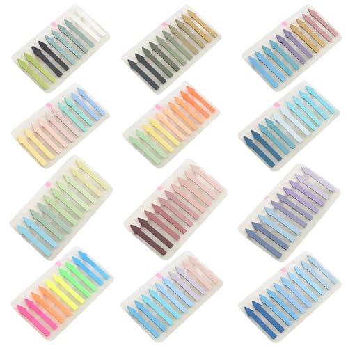 1200/2400 Stück farbige Etiketten, beschreibbar, selbstklebend, Lesezeichen, Datei für Schule, Büro, Notizen 1200/2400 Stück farbige Etiketten, beschreibbar, selbstklebend, Lesezeichen, Datei für Schule, Büro, Notizen von MALSSE