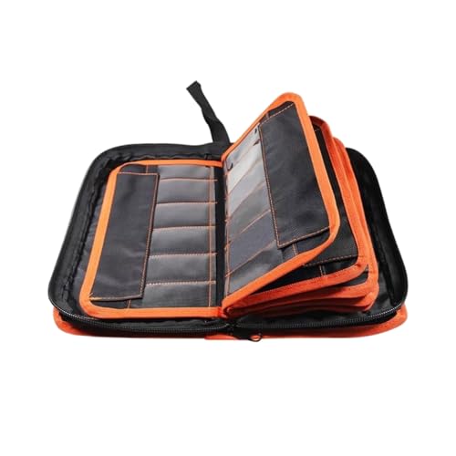 2-in-1-Aufbewahrungstasche, Werkzeugset für Heimwerker, professionelle Heimwerker, Autowartung, Polyester-Polyester-Werkzeugtasche 2-in-1-Aufbewahrungstasche, Werkzeugset für Heimwerker, professionelle Heimwerker, Autowartung, Polyester-Polyester-Werkzeugtasche von MALSSE