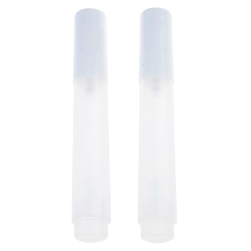 2 x 8 mm geneigter Kopf, leer, befüllbarer Farbstift, befüllbare Acryl-Marker, nachfüllbarer Stift für Ölgemälde von MALSSE