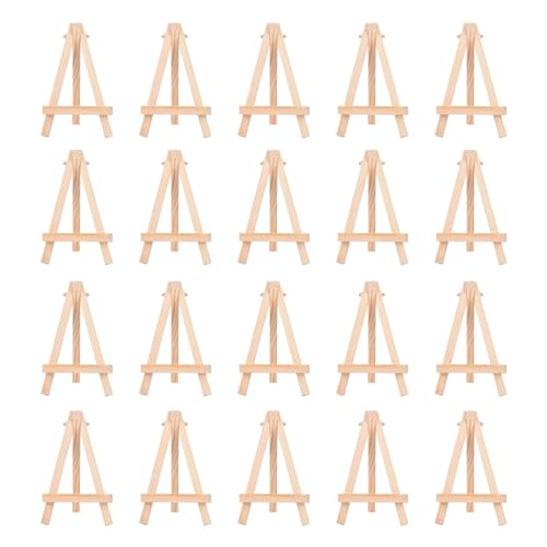 20 Stück Dreiecke Staffelei Holz Staffelei Kleine Staffelei für Bilder Tischstaffelei zum Präsentieren von Malen, Zeichnen, Bilderrahmen 20 Stück Dreiecke Staffelei Holz Staffelei Kleine Staffelei für Bilder Tischstaffelei zum Präsentieren von Malen, Zeichnen, Bilderrahmen von MALSSE