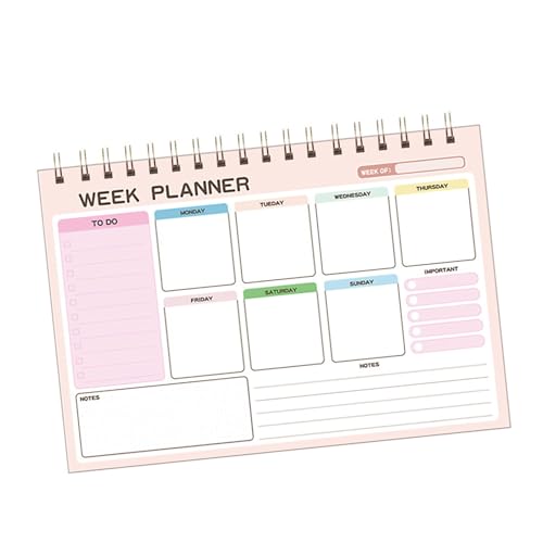 2025 Wochenplaner, Notizblöcke, Do-Liste, Notizbuch, Doppeldrahtbindung, Planungsblock für Planung und Organisation von Aktivitäten 2025 Wochenplaner, Notizblöcke, Do-Liste, Notizbuch, Doppeldrahtbindung, Planungsblock für Planung und Organisation von Aktivitäten von MALSSE
