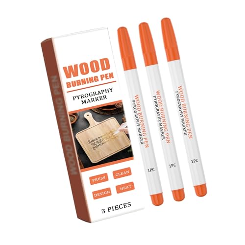 3 Stück Scorch-Stift für Holzverbrennung, Brandmalerei, Marker, Holzbrennstift, Marker, Kunstbedarf 3 Stück Scorch-Stift für Holzverbrennung, Brandmalerei, Marker, Holzbrennstift, Marker, Kunstbedarf von MALSSE
