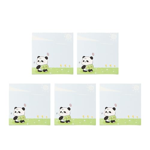5 Stück/Set Cartoon Panda Haftnotizen Haftnotizen Haftnotizen Notizblock Ästhetische Haftnotizen Tier Post Notizzettel Schule Bürobedarf 5 Stück/Set Cartoon Panda Haftnotizen Haftnotizen Haftnotizen Notizblock Ästhetische Haftnotizen Tier Post Notizzettel Schule Bürobedarf von MALSSE
