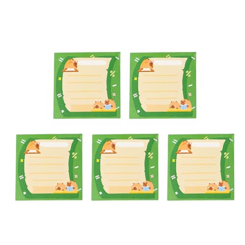 5 Stück/Set Cartoon Panda Haftnotizen Haftnotizen Haftnotizen Notizblock Ästhetische Haftnotizen Tier Post Notizzettel Schule Bürobedarf von MALSSE