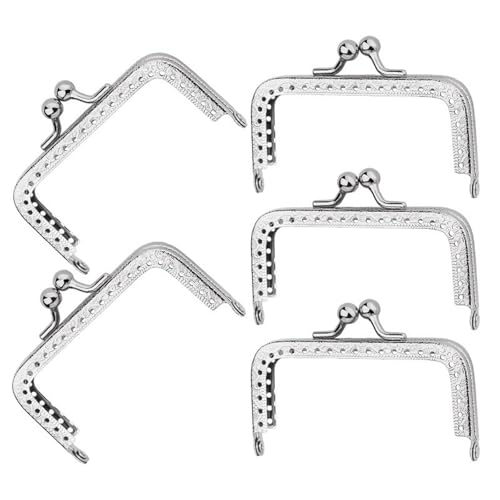 5 x Metallrahmen für Geldbörsen, Kussverschluss, 85 mm, quadratisch, gewölbt, Münzbeutelrahmen für Münzgeldbörsen, Nähen, Bastelprojekte, Metallbeutel, Kussverschluss, Basteln, sortiert 5 x Metallrahmen für Geldbörsen, Kussverschluss, 85 mm, quadratisch, gewölbt, Münzbeutelrahmen für Münzgeldbörsen, Nähen, Bastelprojekte, Metallbeutel, Kussverschluss, Basteln, sortiert von MALSSE