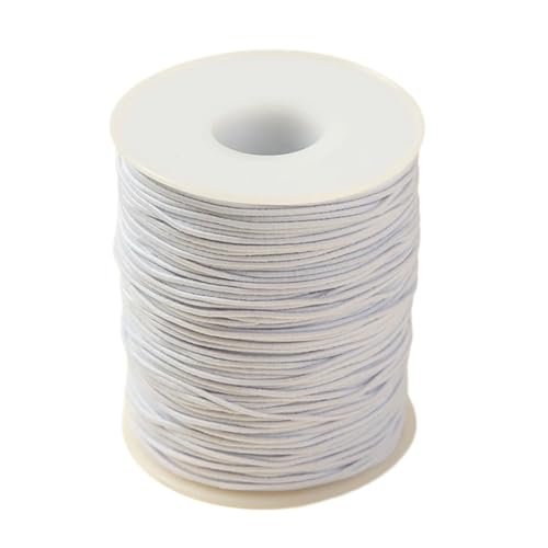 50 m/Rolle, starke, elastische Perlenschnur, 1 mm, Stretch-Faden, Schnur für Halsketten, DIY, Schmuckherstellung, Kordeln, Halskette, elastischer Faden von MALSSE