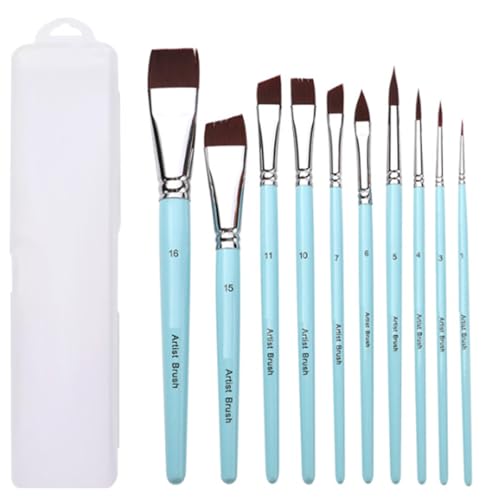 7/10/17-teiliges Künstlerpinsel-Set, Aquarell-Acryl-Pinsel, Zeichenzubehör für Körpermalerei 7/10/17-teiliges Künstlerpinsel-Set, Aquarell-Acryl-Pinsel, Zeichenzubehör für Körpermalerei von MALSSE