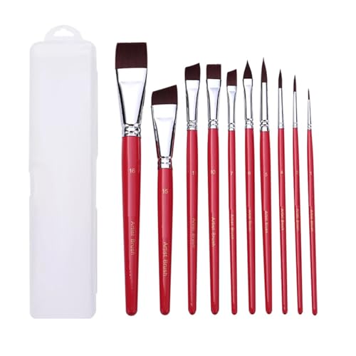 7/10/17-teiliges Künstlerpinsel-Set, Aquarell-Acryl-Pinsel, Zeichenzubehör für Körpermalerei 7/10/17-teiliges Künstlerpinsel-Set, Aquarell-Acryl-Pinsel, Zeichenzubehör für Körpermalerei von MALSSE