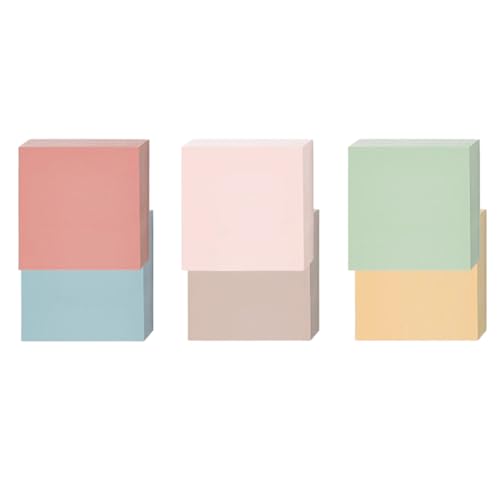 Adheive Notizblöcke, 7,6 x 7,6 cm, unliniert, bunt, 100 Blatt/Block, Erinnerung auf Buch, Kühlschrank, Kalender Adheive Notizblöcke, 7,6 x 7,6 cm, unliniert, bunt, 100 Blatt/Block, Erinnerung auf Buch, Kühlschrank, Kalender von MALSSE