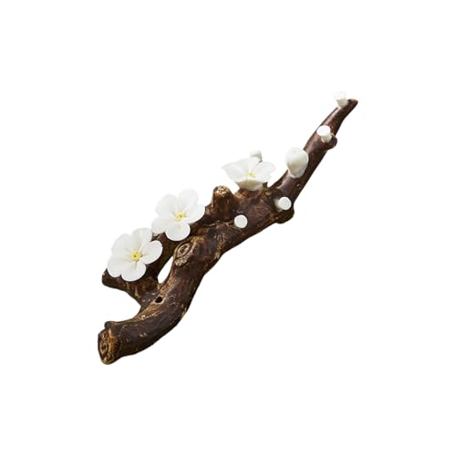 Blumen-Keramik-Pinselablage, Kalligraphie-Ständer, Kalligraphie, Briefbeschwerer, Halter für Anfänger, Erwachsene, Handschrift, Keramik-Stiftständer von MALSSE