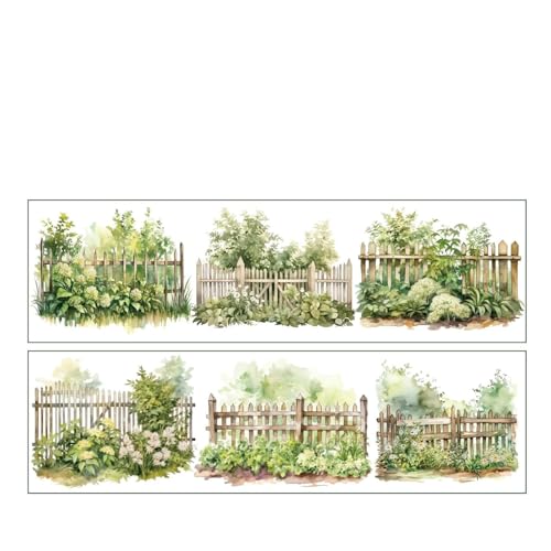 Dekoratives Klebeband für Garten, Landschaftsbau, Scrapbooking, Notizbuch, Tagebuch, Planer, Dekoration, für den Innen- und Außenbereich Dekoratives Klebeband für Garten, Landschaftsbau, Scrapbooking, Notizbuch, Tagebuch, Planer, Dekoration, für den Innen- und Außenbereich von MALSSE