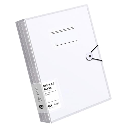 Dokumentenmappe mit 80 Fächern, Briefgröße, Sichtbuch für Schule, Büro, Präsentationen, Abheftungen, Finanzdokumente, Schulmappe Dokumentenmappe mit 80 Fächern, Briefgröße, Sichtbuch für Schule, Büro, Präsentationen, Abheftungen, Finanzdokumente, Schulmappe von MALSSE