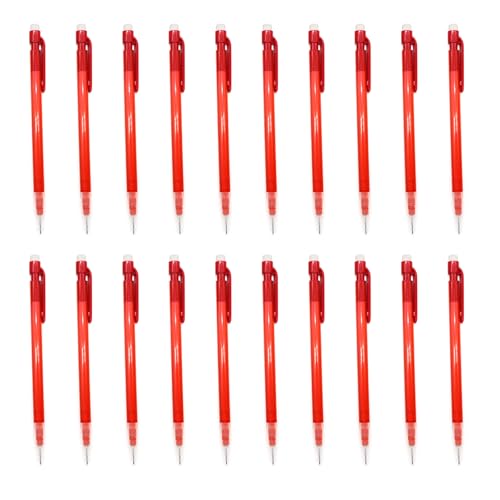 Druckbleistifte mit Radiergummi, 0,7 mm, für Studenten, Künstler, Skizzieren, Zeichnen, Kunst, Skizzieren, 20 Stück von MALSSE
