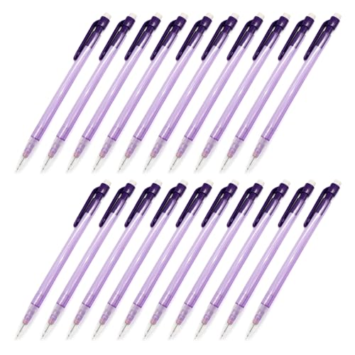 Druckbleistifte mit Radiergummi, 0,7 mm, für Studenten, Künstler, Skizzieren, Zeichnen, Kunst, Skizzieren, 20 Stück Druckbleistifte mit Radiergummi, 0,7 mm, für Studenten, Künstler, Skizzieren, Zeichnen, Kunst, Skizzieren, 20 Stück von MALSSE