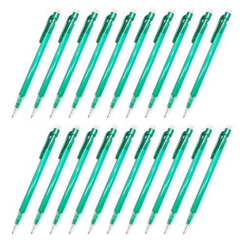 Druckbleistifte mit Radiergummi, 0,7 mm, für Studenten, Künstler, Skizzieren, Zeichnen, Kunst, Skizzieren, 20 Stück Druckbleistifte mit Radiergummi, 0,7 mm, für Studenten, Künstler, Skizzieren, Zeichnen, Kunst, Skizzieren, 20 Stück von MALSSE